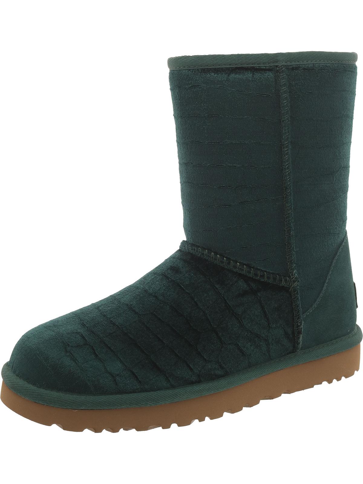 Classic Short II Womens Lined Suede Casual Boots