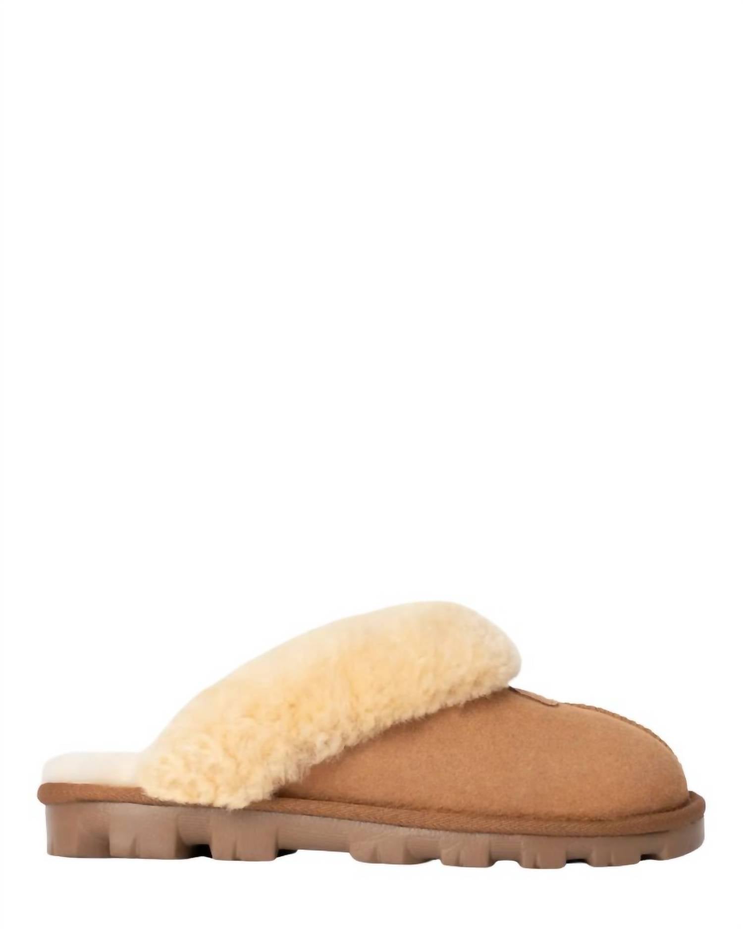 Women's Coquette Slipper In Chestnut