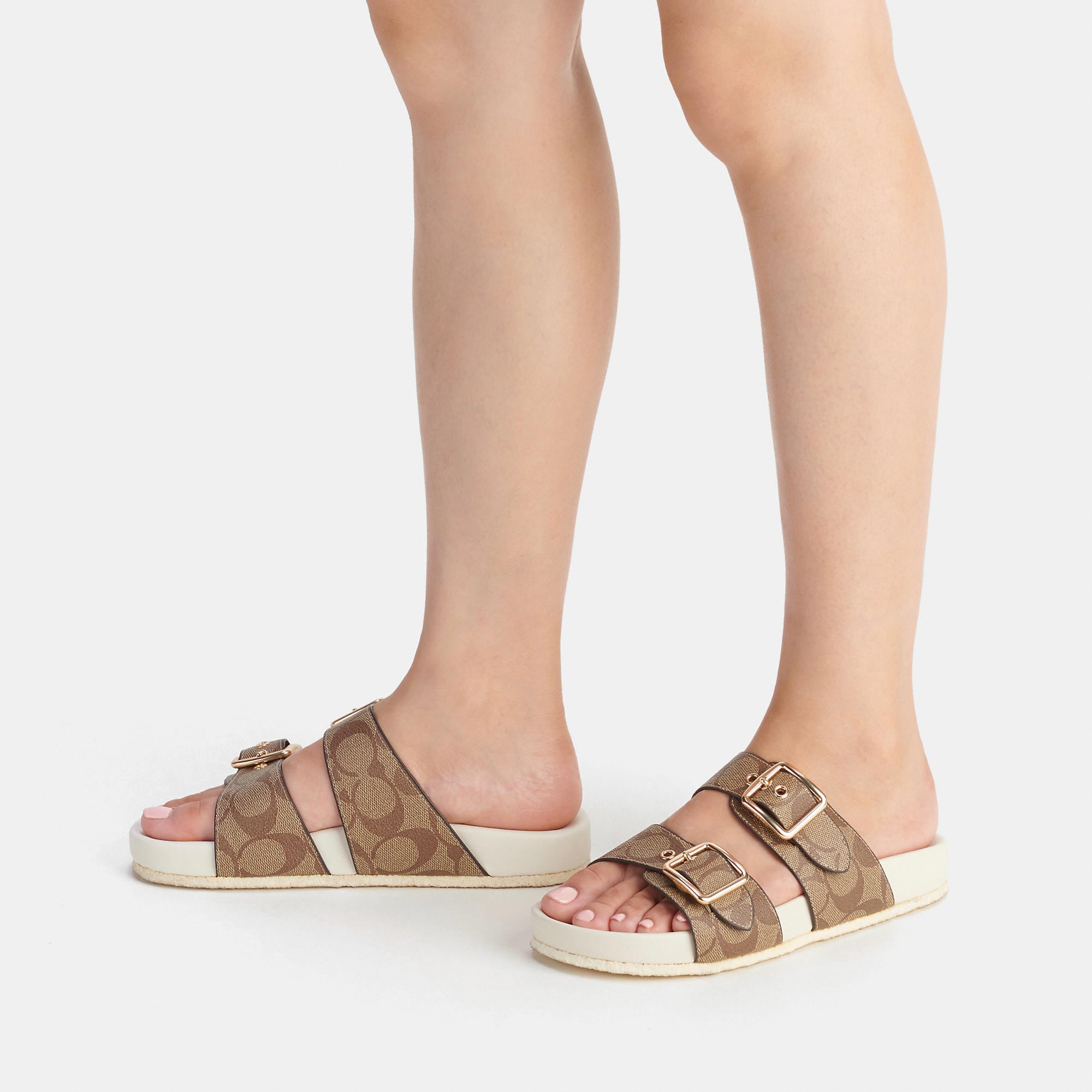 Coach Outlet Allanah Sandal In Signature Canvas