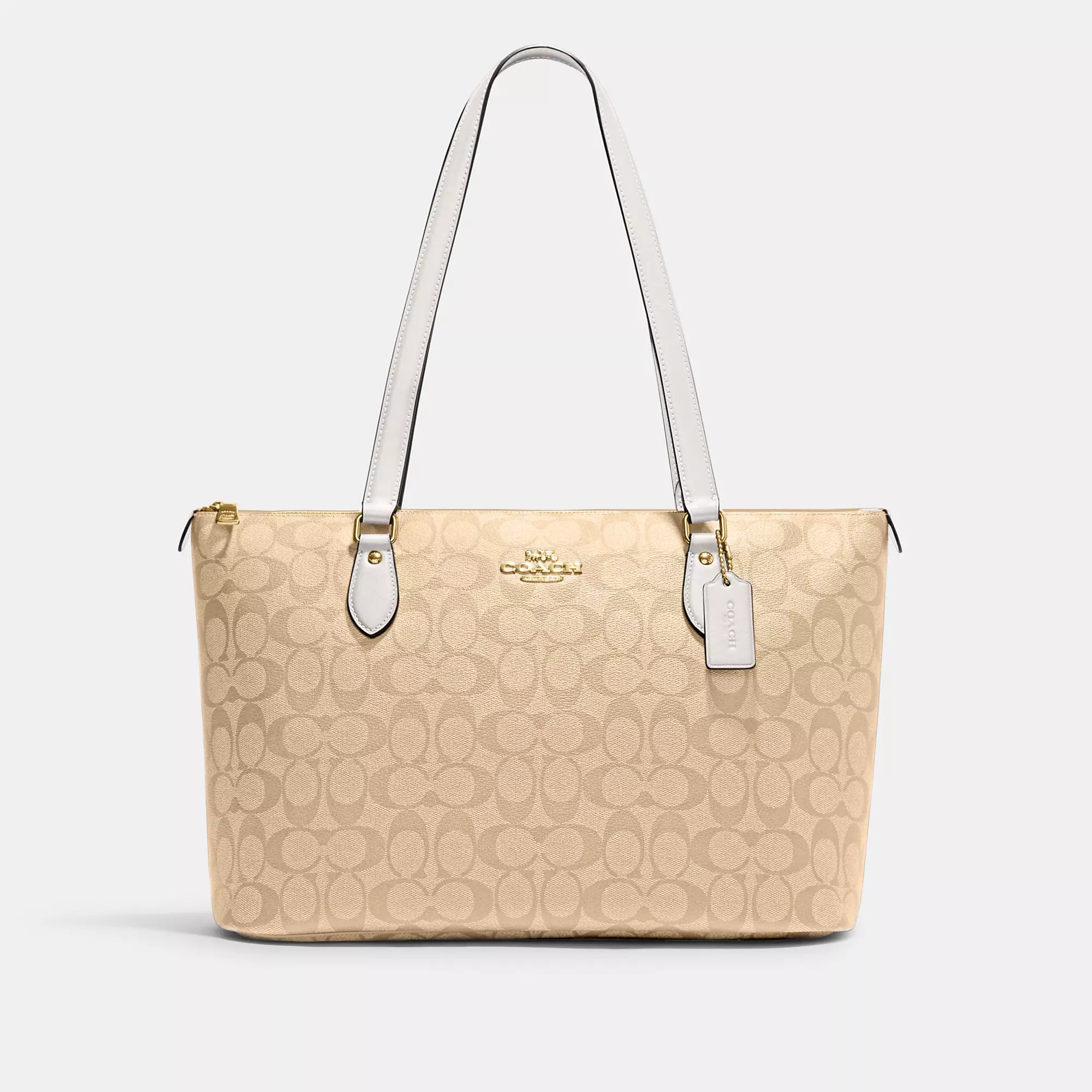 Coach Outlet Gallery Tote In Signature Canvas