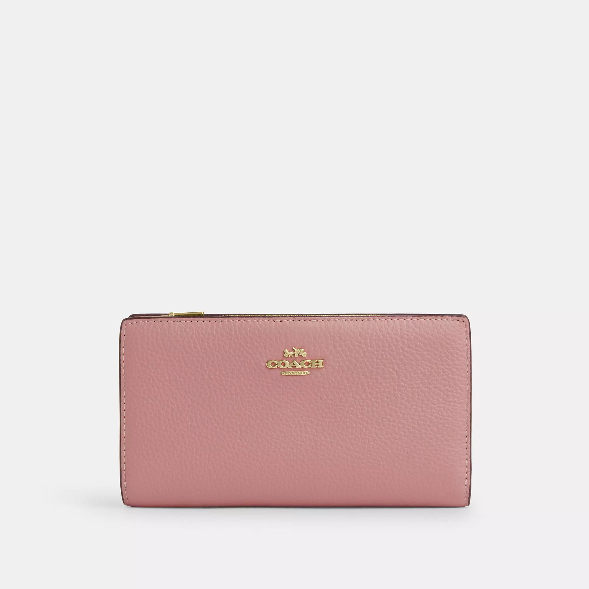 Coach Outlet Slim Zip Wallet In Colorblock Signature Canvas