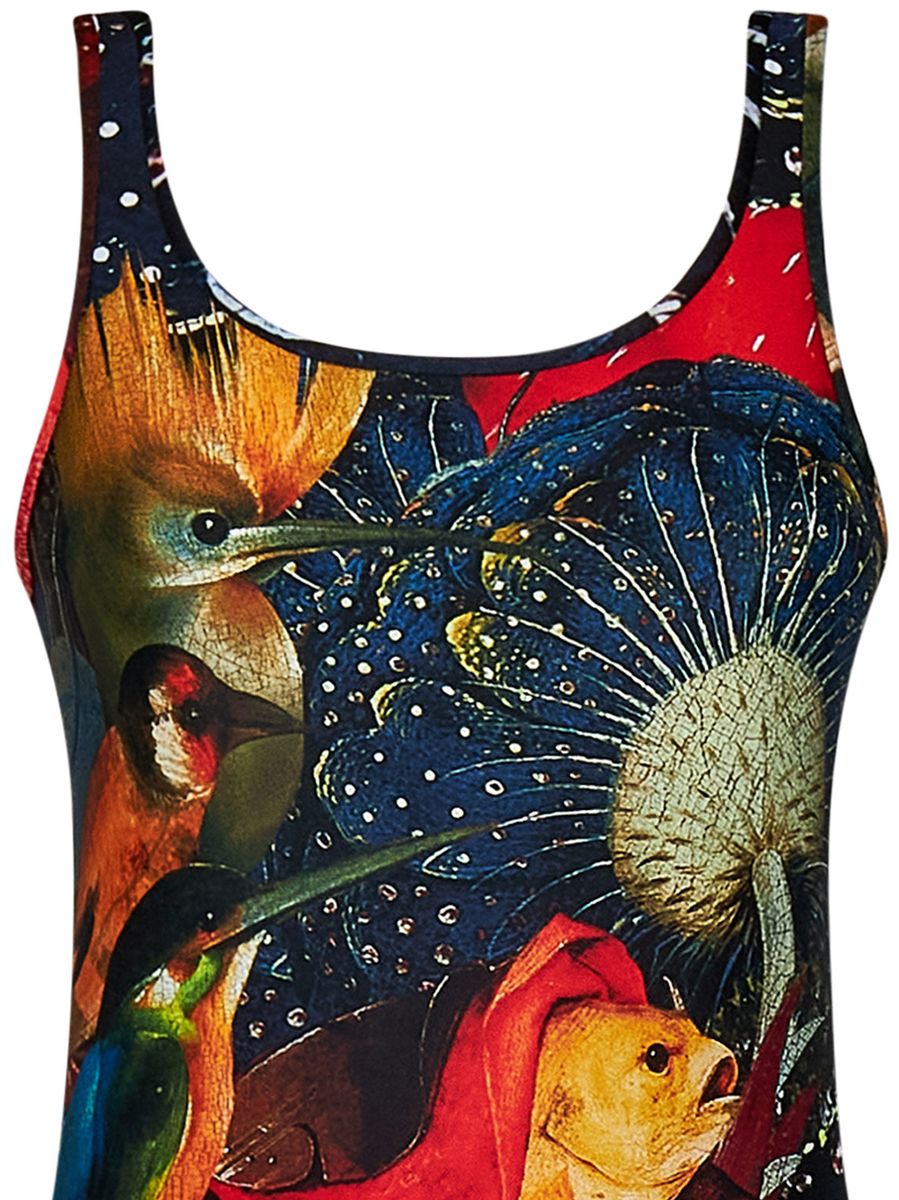 Alexander Mcqueen Leotard With Print