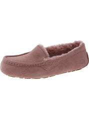 Ansley Womens Suede Comfy Moccasin Slippers