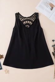 Openwork V-Neck Tank