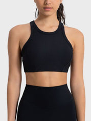 Millennia Wide Strap Cropped Sport Tank