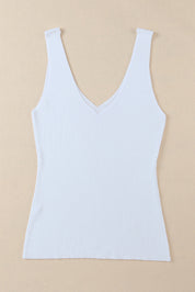 V-Neck Wide Strap Tank