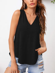 FAM-FAM V-Neck Wide Strap Tank