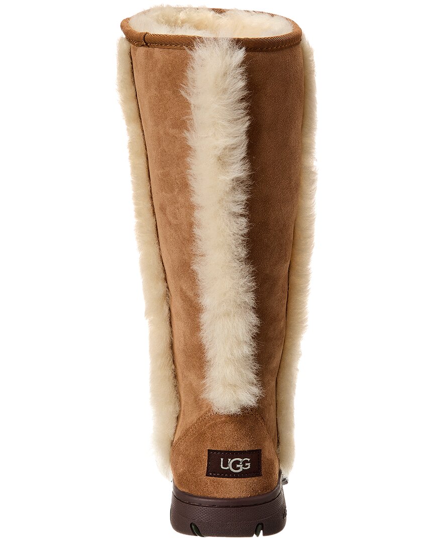 UGG Sunburst Tall Suede & Shearling Boot