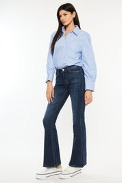 Kancan Full Size Mid Rise Flare Jeans