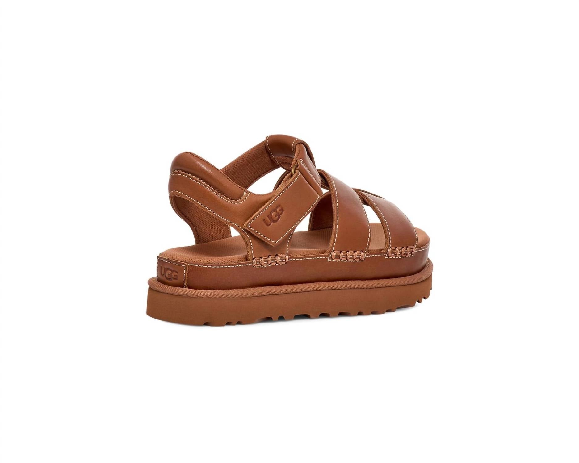 Women's Goldenstar Strap Sandal In Tan