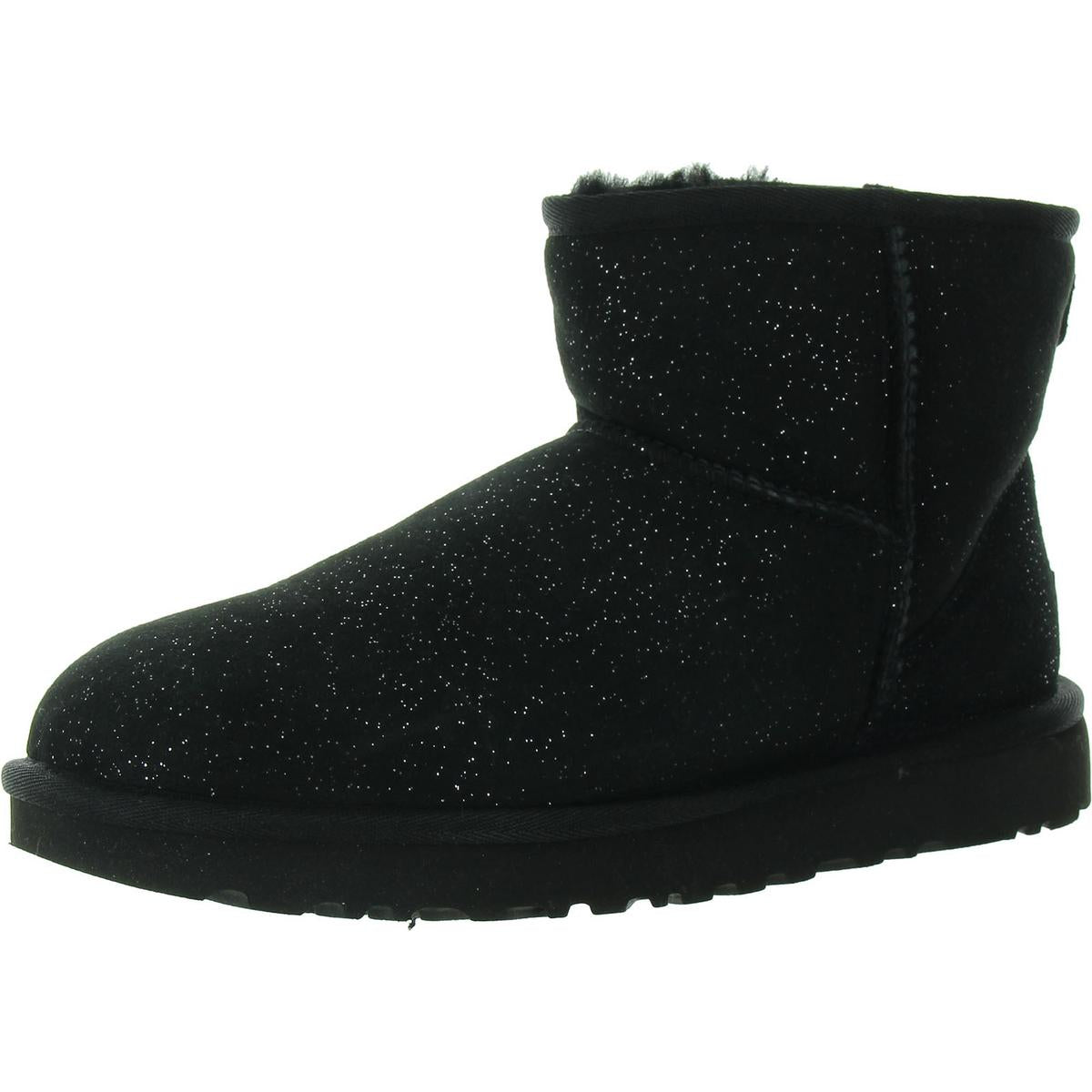 Womens Suede Flat Ankle Boots