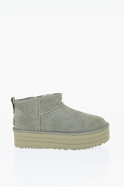 Ugg Suede Ultramini Booties With Platform 5,5Cm