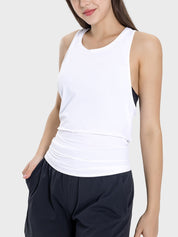 Millennia Round Neck Wide Strap Active Tank