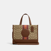 Coach Outlet Dempsey Carryall In Signature Jacquard With Stripe And Coach Patch