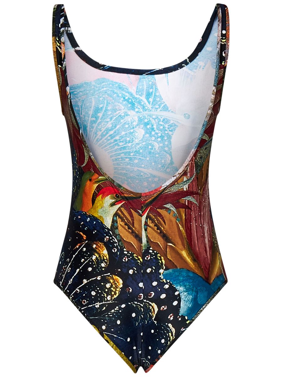 Alexander Mcqueen Leotard With Print