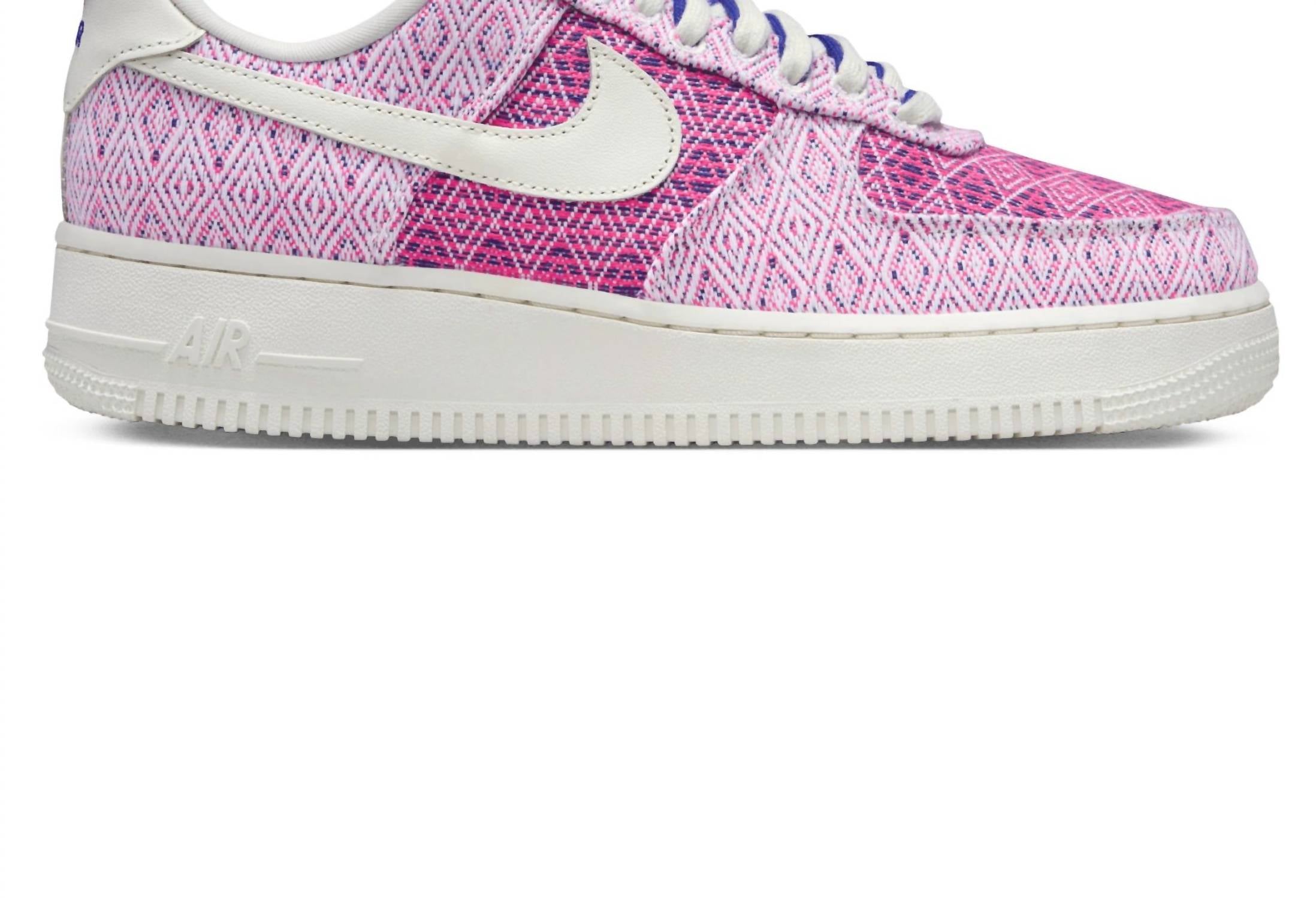 Women's Air Force 1 '07 Woven Sneaker In Pink