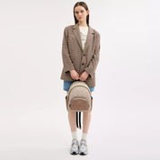 Coach Outlet Court Backpack In Blocked Signature Canvas