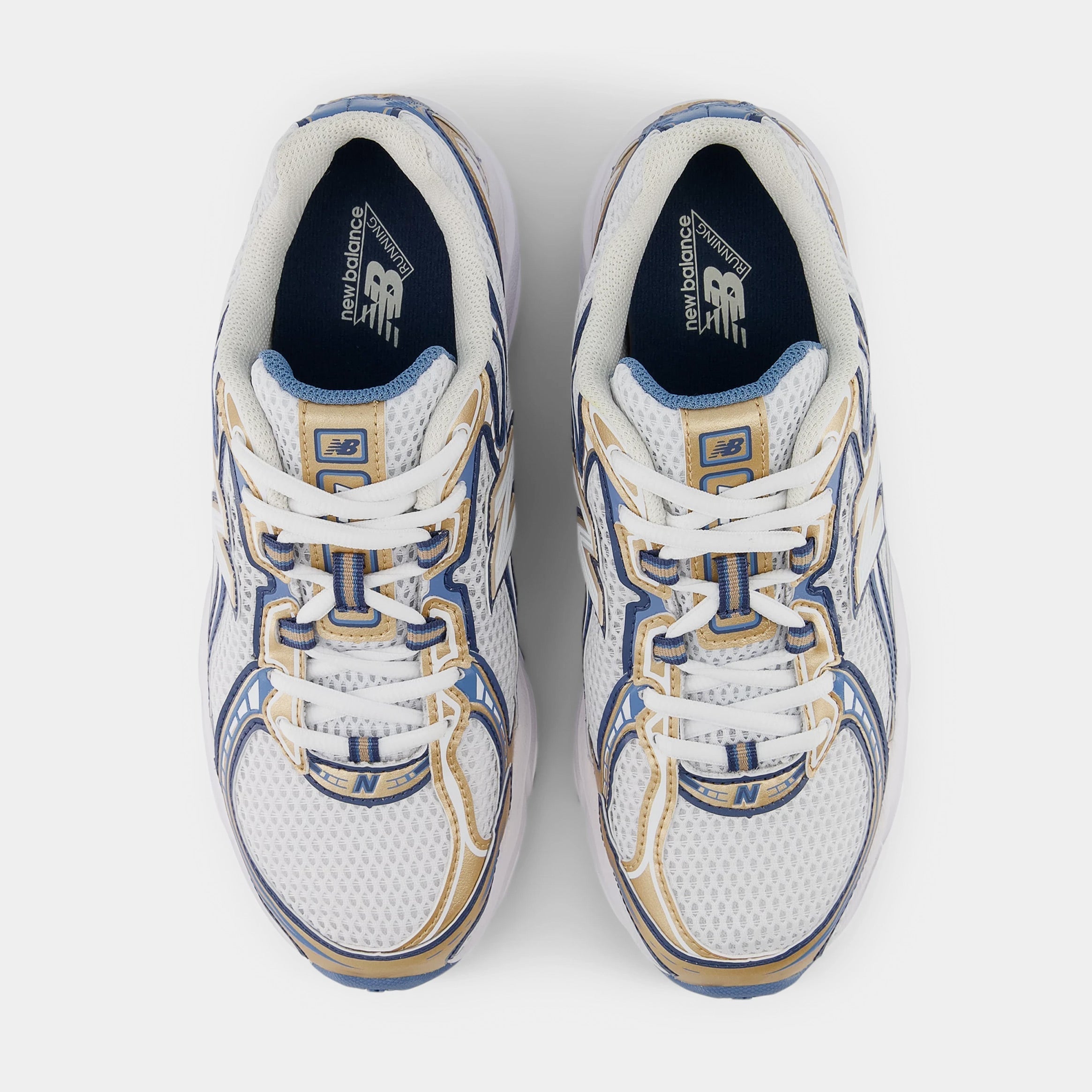 740 Womens Running Shoes (Blue/Gold)