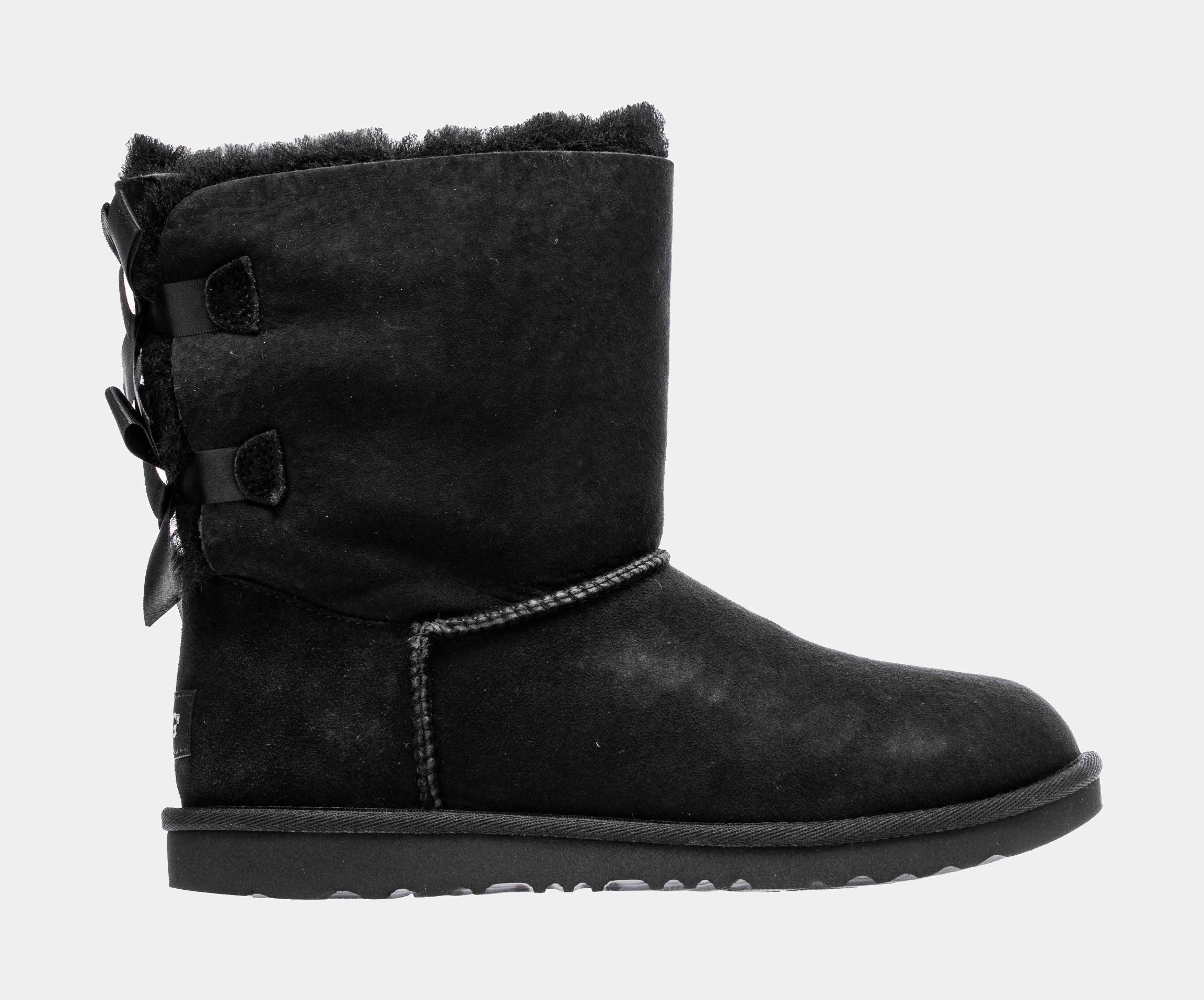 Classic Bailey Bow 2 Grade School Boots (Black)