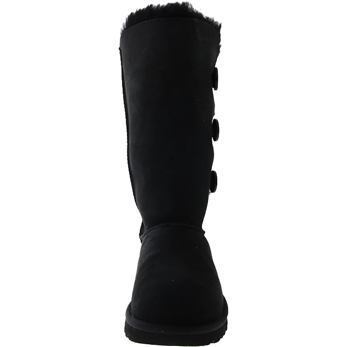 Womens Leather Lamb Fur Lined Winter & Snow Boots