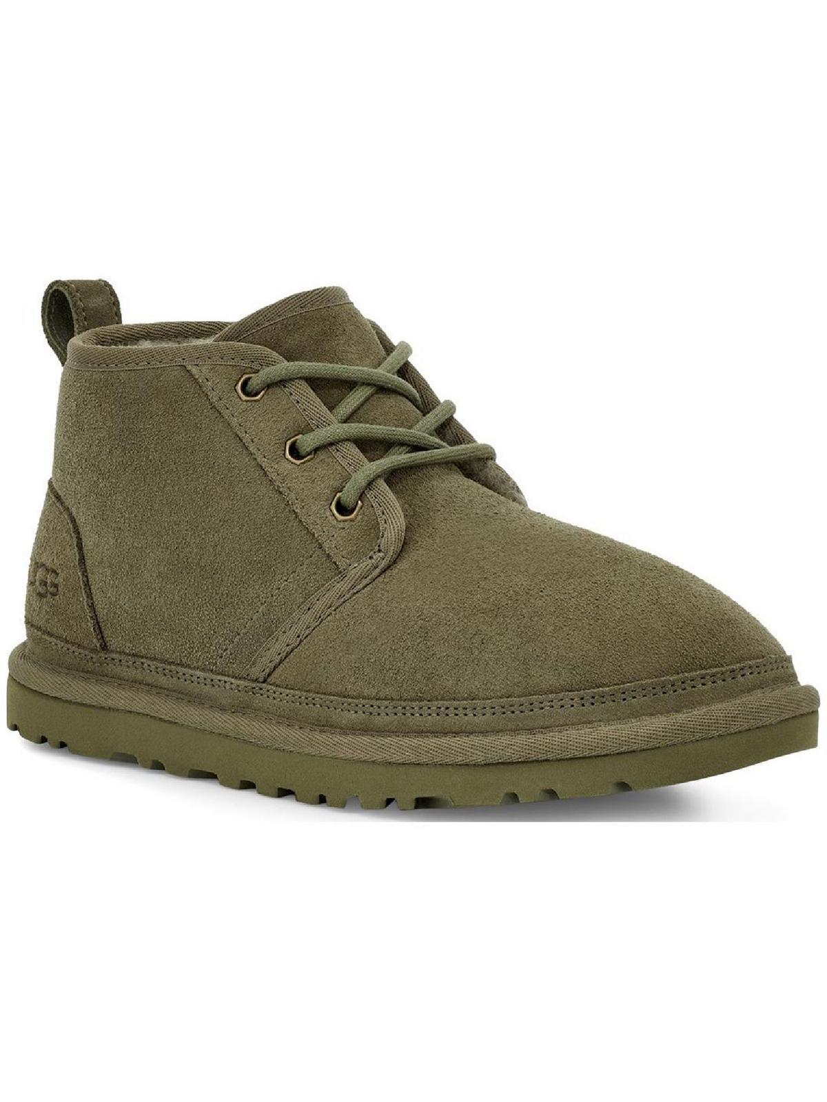 Neumel Womens Suede Shearling Casual Boots