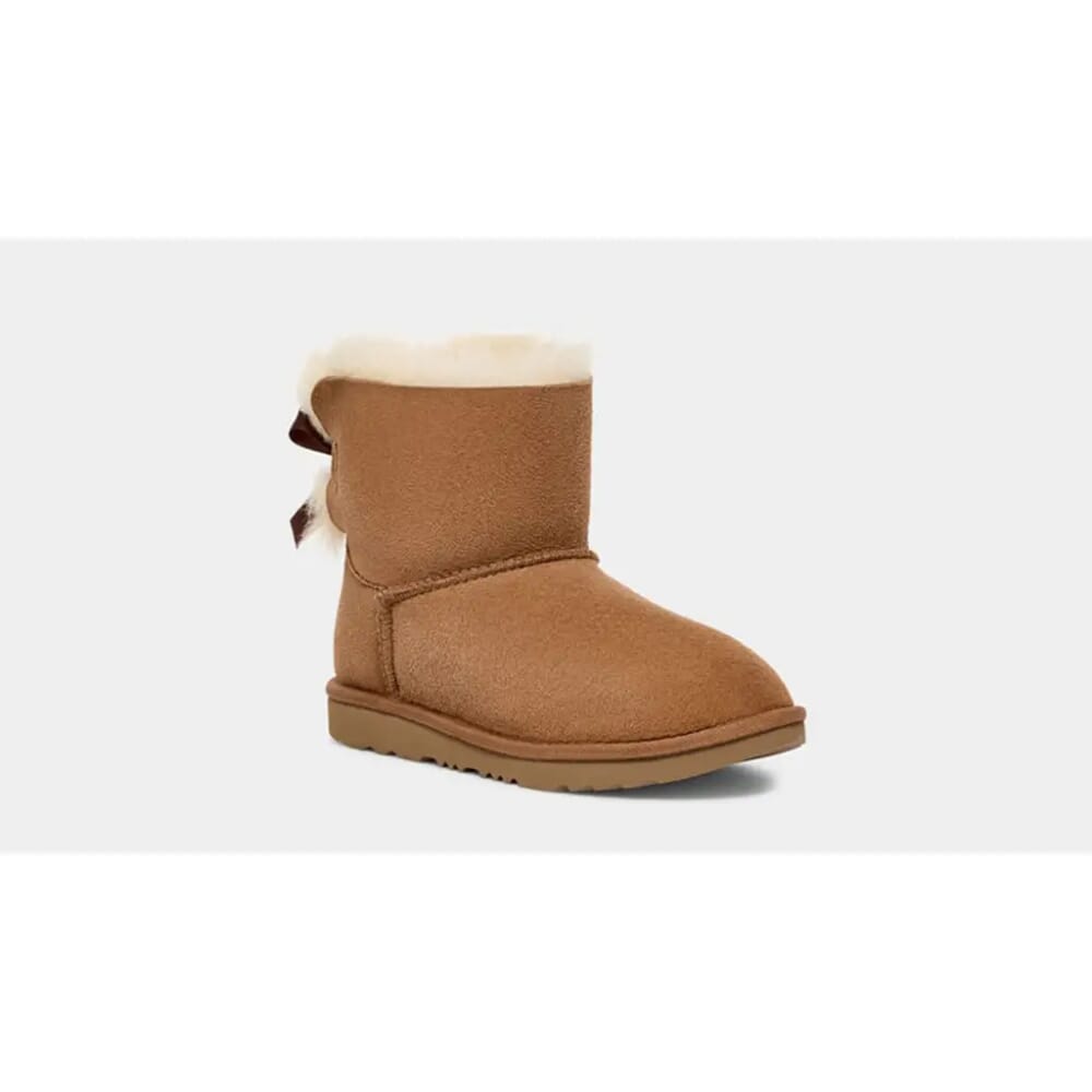 UGG Mini Bailey Bow II Chestnut  1017397K-CHE Grade-School