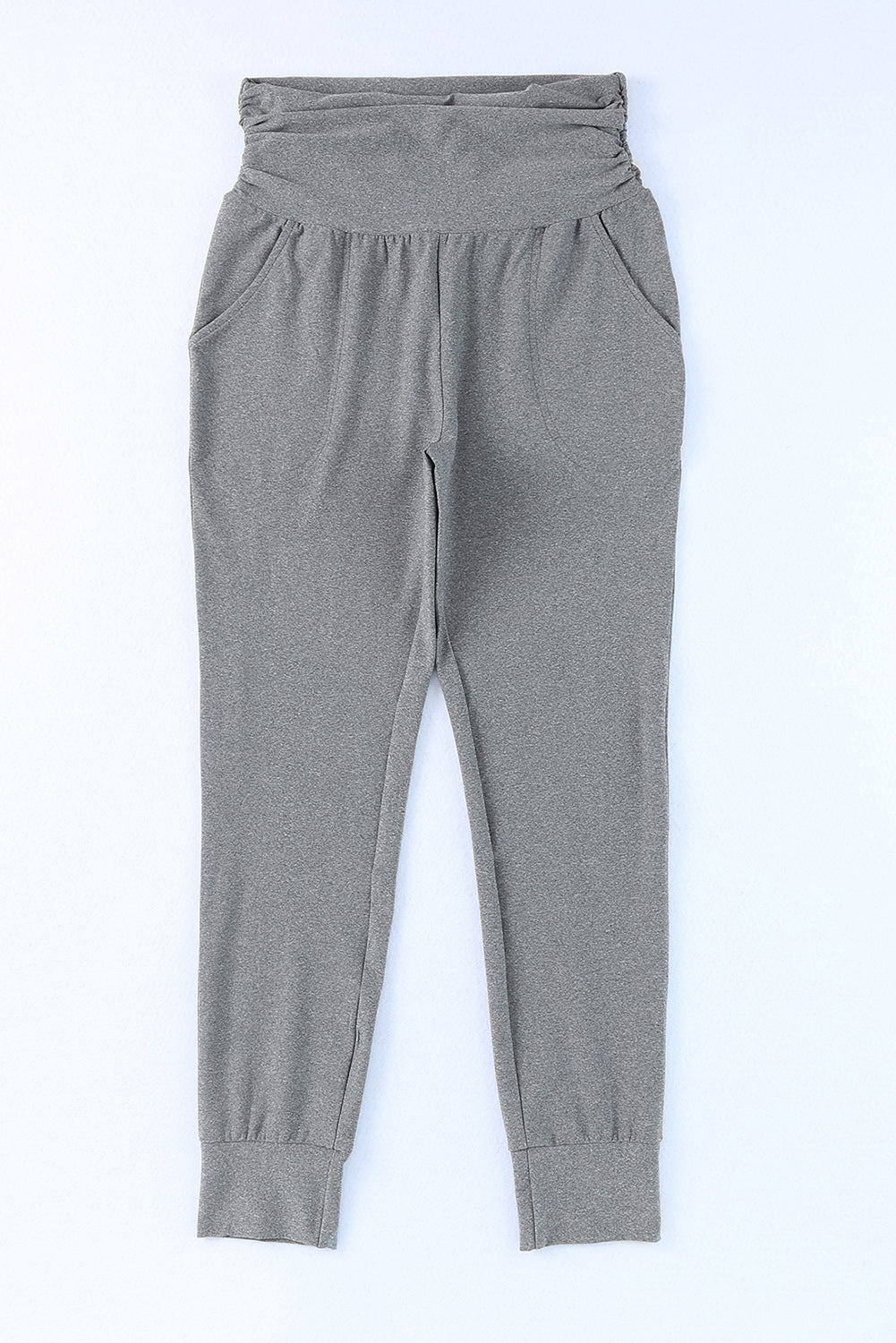 High-Rise Wide Waistband Joggers