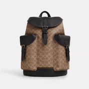 Coach Outlet Warner Backpack In Signature Canvas