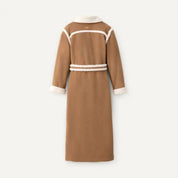 Women Classic Robe In Chestnut