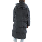 Womens Long Hooded Puffer Jacket