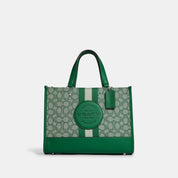 Coach Outlet Dempsey Carryall In Signature Jacquard With Stripe And Coach Patch