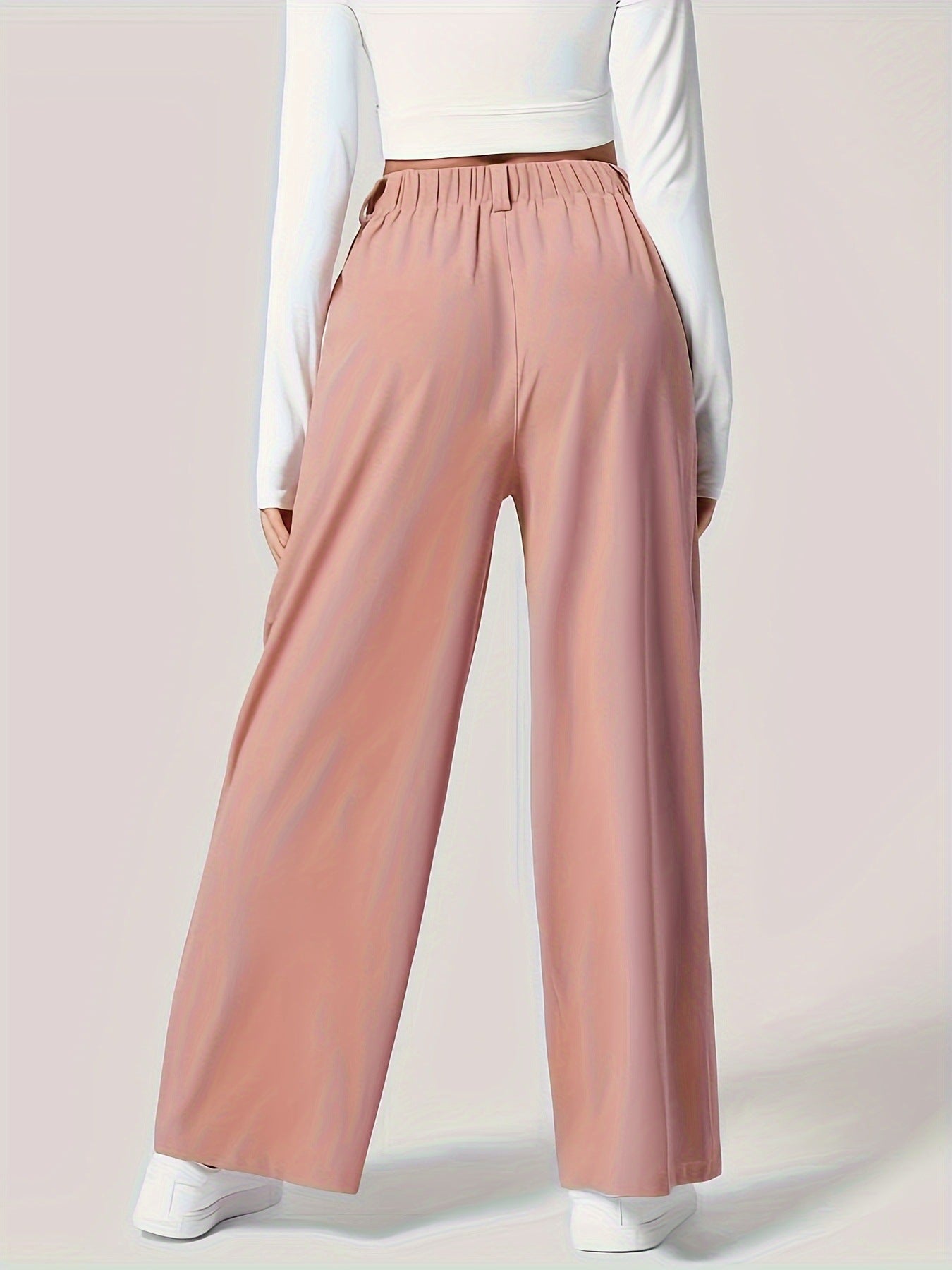 Wide Leg Pants with Pockets