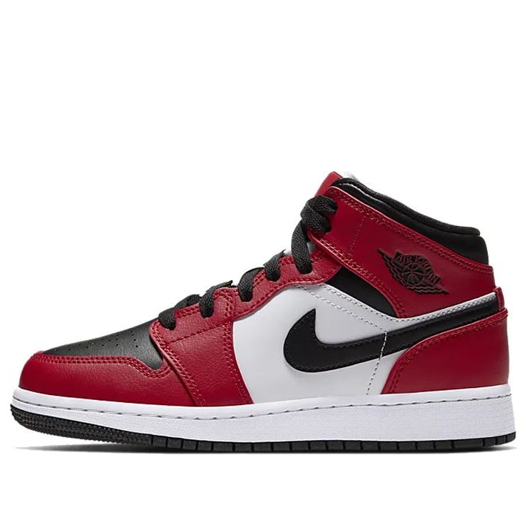 Air Jordan 1 Mid GS 'Chicago Black Toe' 554725-069