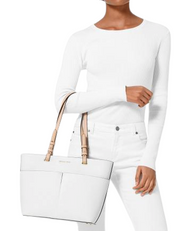 Michael Michael Kors Bedford Pebble Leather Pocket Tote