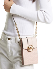 Michael Michael Kors Carmen Small Logo Smartphone Crossbody Bag