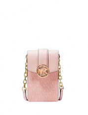 Michael Michael Kors Carmen Small Logo Smartphone Crossbody Bag