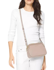 Michael Michael Kors Crossgrain Leather Double Zip Crossbody