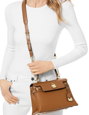 Michael Michael Kors Gramercy Medium Pebbled Leather Satchel