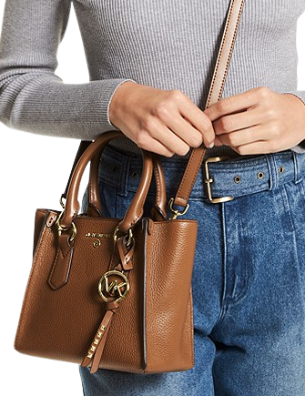 Michael Michael Kors Kris Small Pebbled Leather Satchel