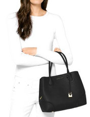 Michael Michael Kors Mercer Pebble Leather Gallery Satchel