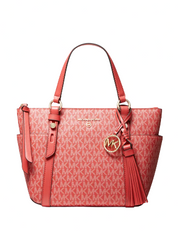 Michael Michael Kors Signature Sullivan Convertible Top Zip Tote