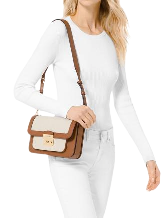 Michael Michael Kors Sloan Editor Canvas Shoulder Bag