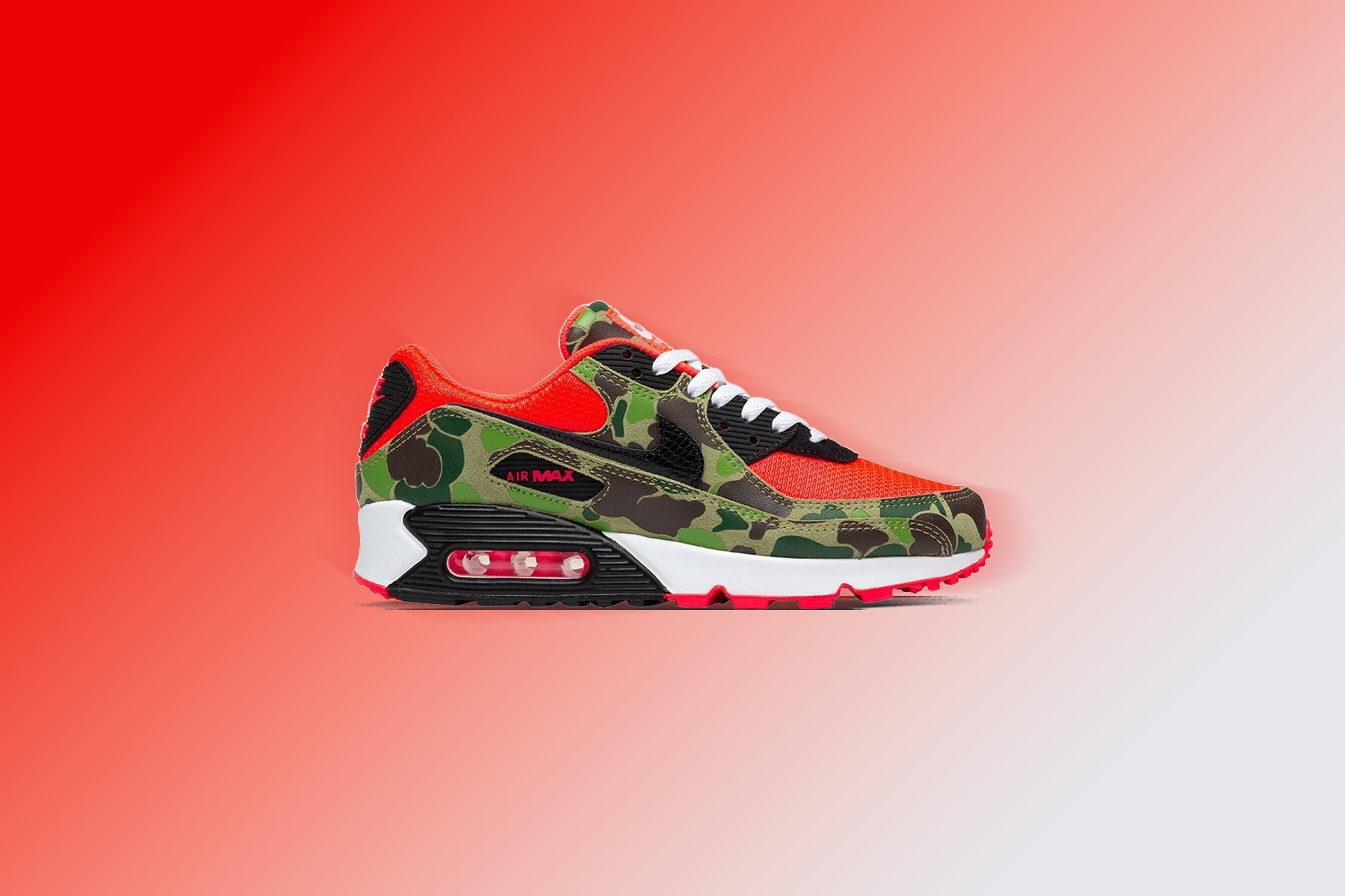 Air Max 90 'Reverse Duck Camo' - Infrared/Black