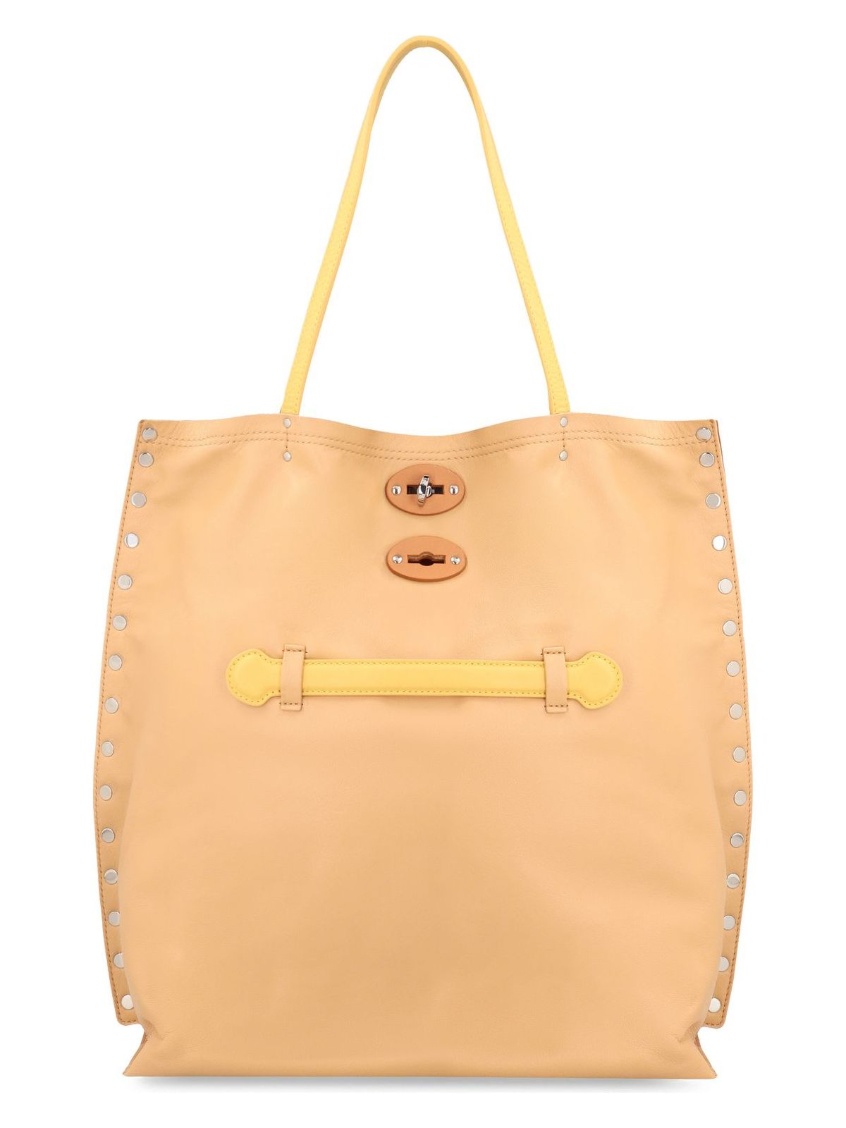 A'SPASSO MEDIUM LEATHER TOTE