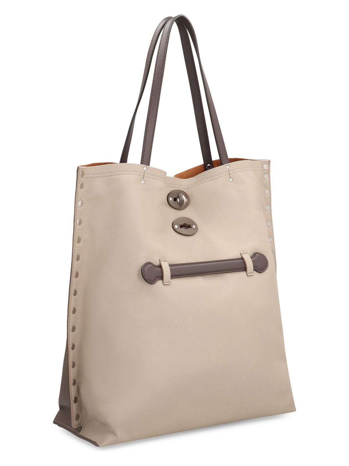 A'SPASSO MEDIUM LEATHER TOTE