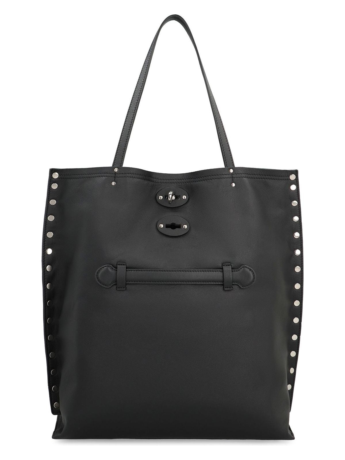 A'SPASSO MEDIUM LEATHER TOTE