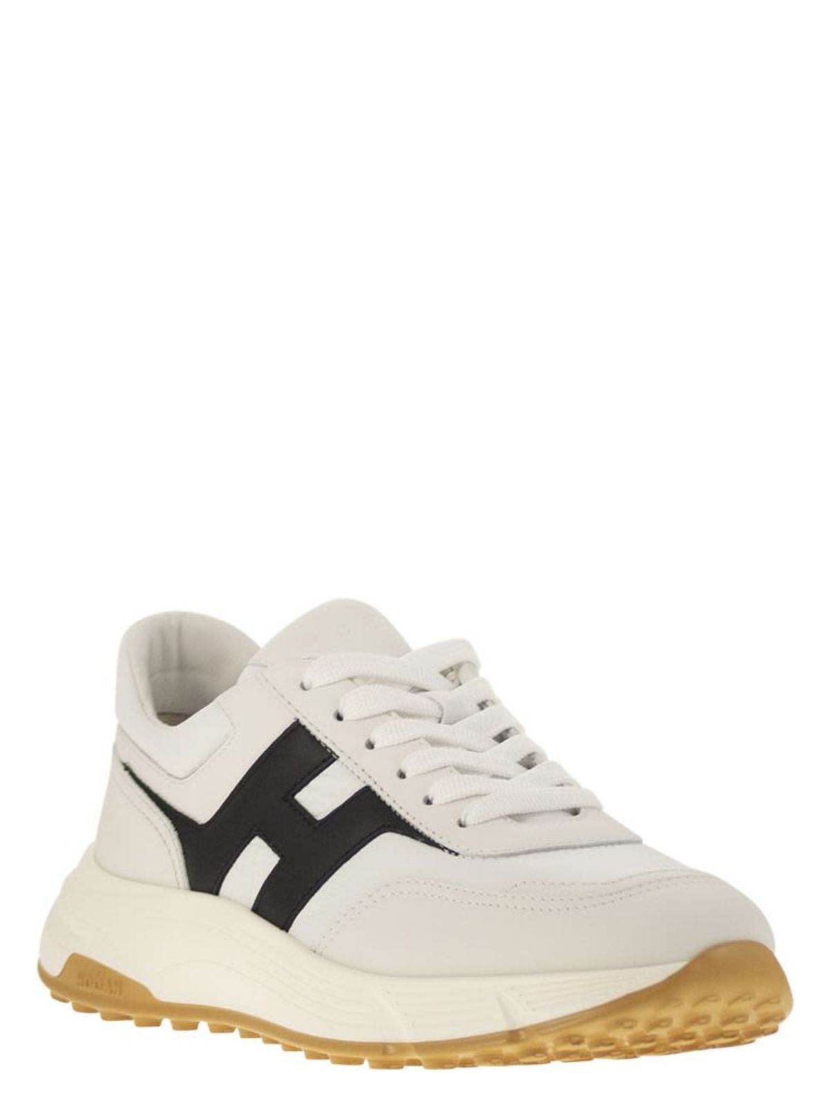 HYPERLIGHT - LEATHER SNEAKERS WITH SIDE H