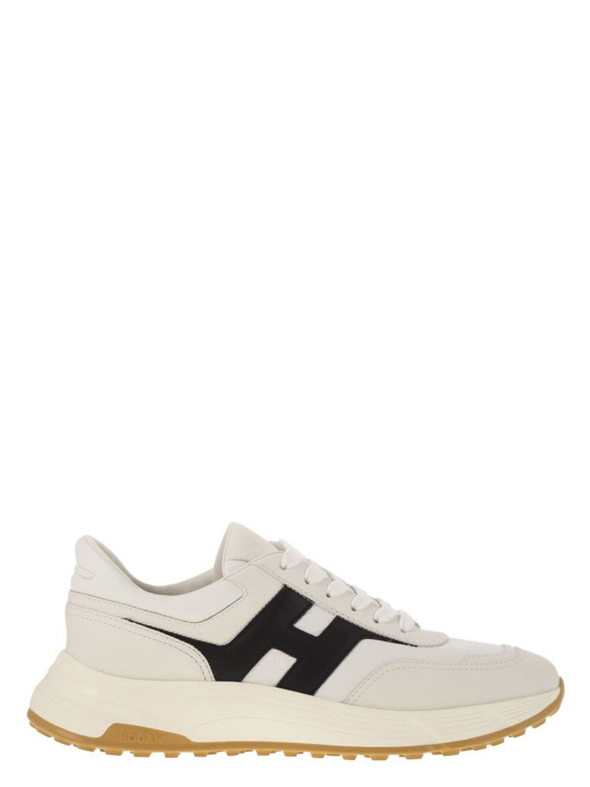 HYPERLIGHT - LEATHER SNEAKERS WITH SIDE H