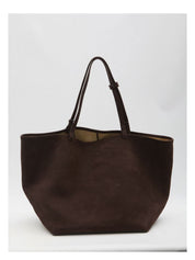 XL PARK TOTE BROWN SUEDE BAG