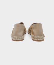 Suede Espadrille in Natural